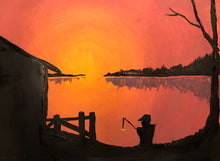 Load image into Gallery viewer, Tom Thomson&#39;s Cabin - Sunset Silhouette
