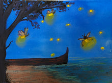 Load image into Gallery viewer, Fireflies at Night on Canoe Lake
